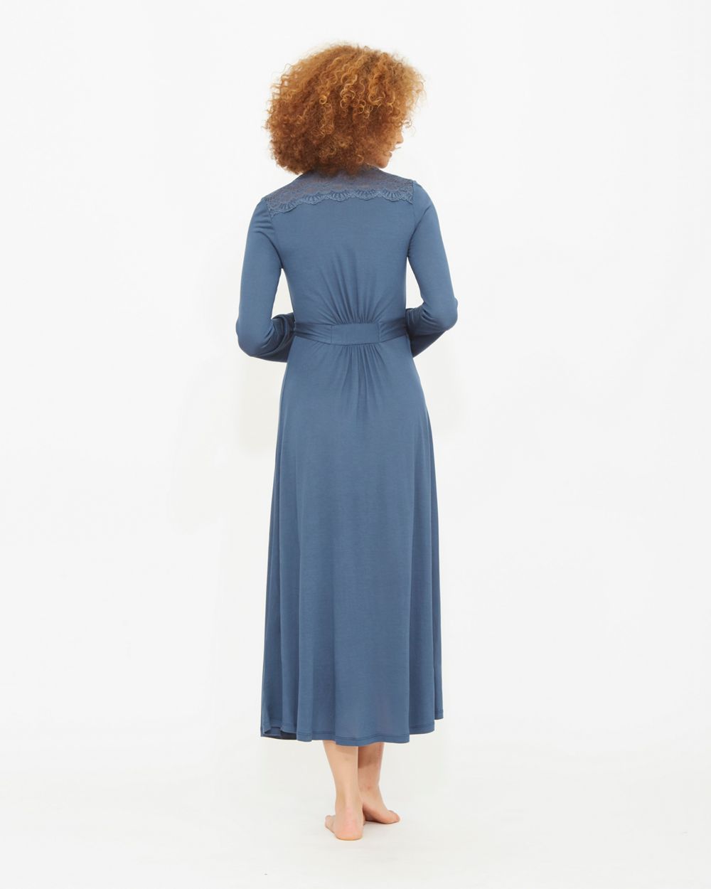 Only Hearts Venice Long Robe in blue