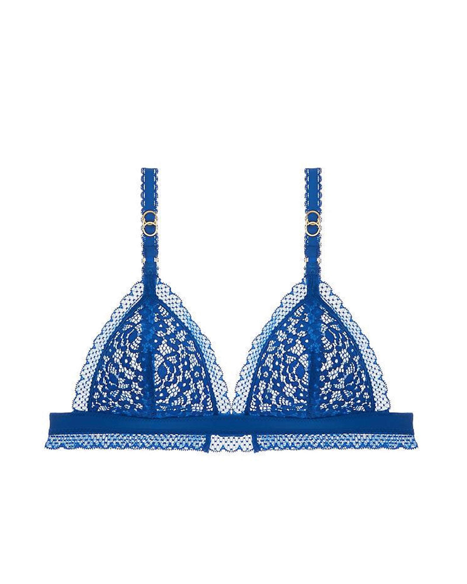 Stella McCartney Lulu Drifting Soft Cup Bra in blue