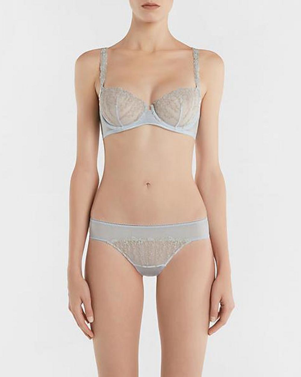 La Perla Daphne Thong in blue