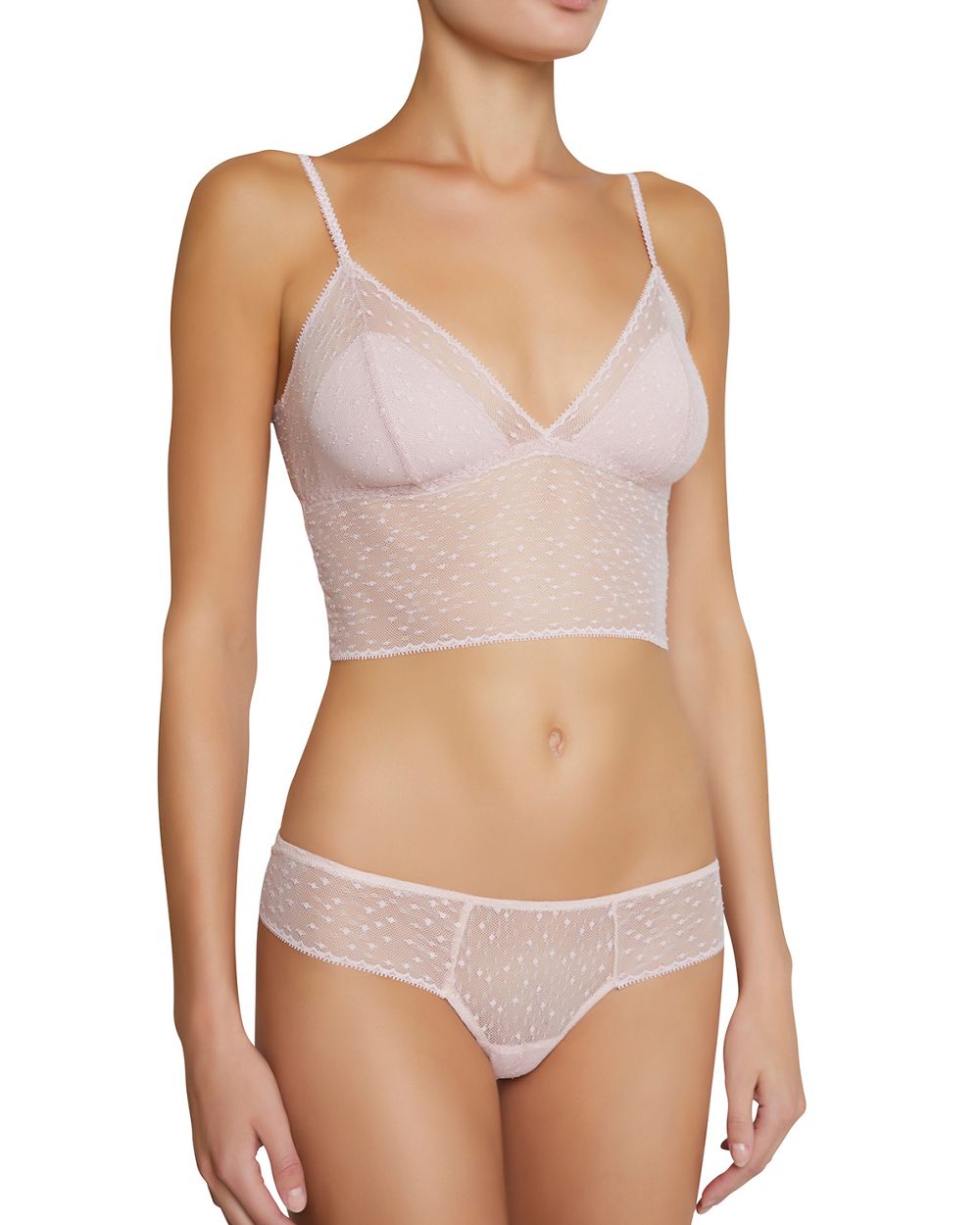 Eberjey Greta Longline Bralet in pink