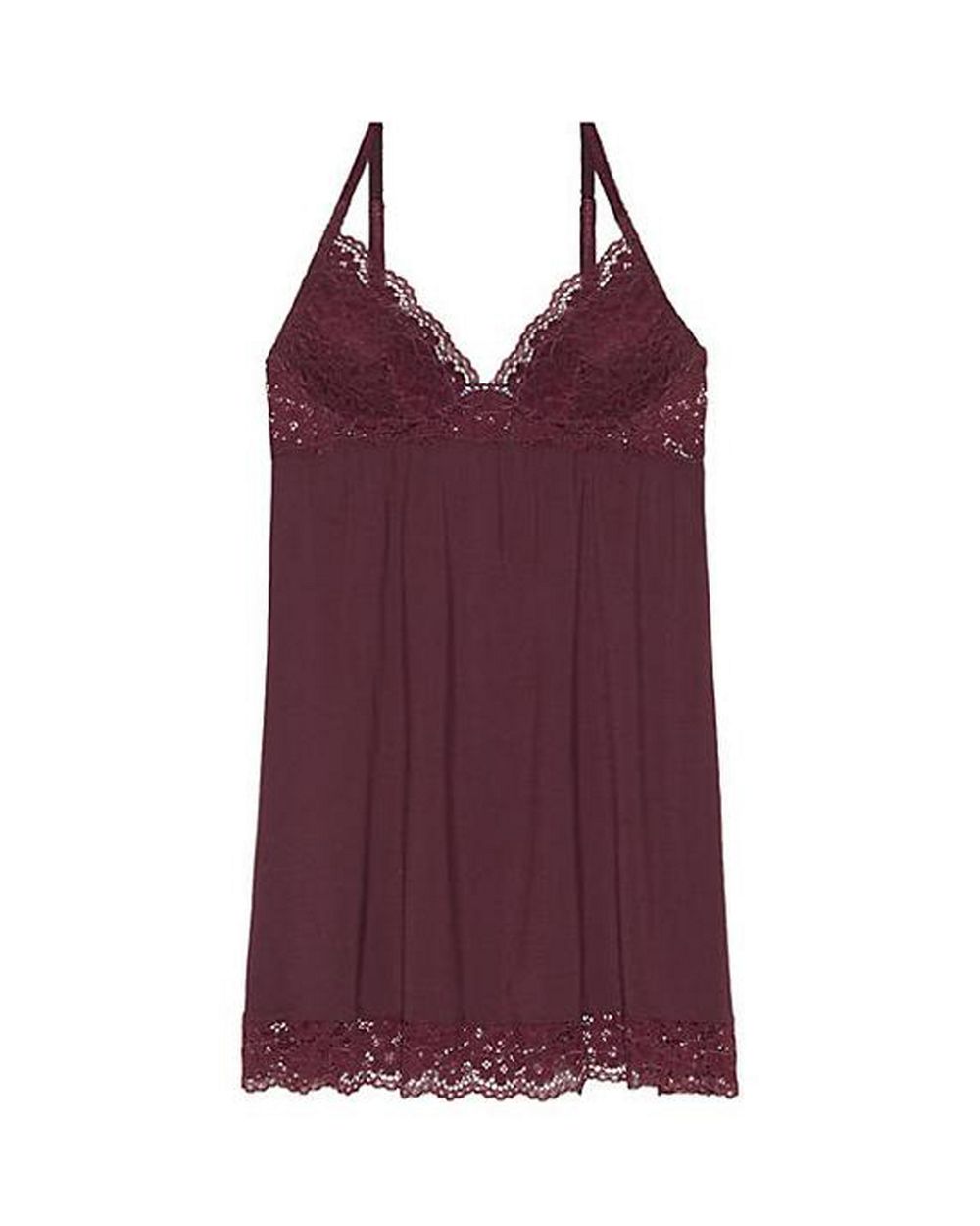 Eberjey Lila Chemise in red