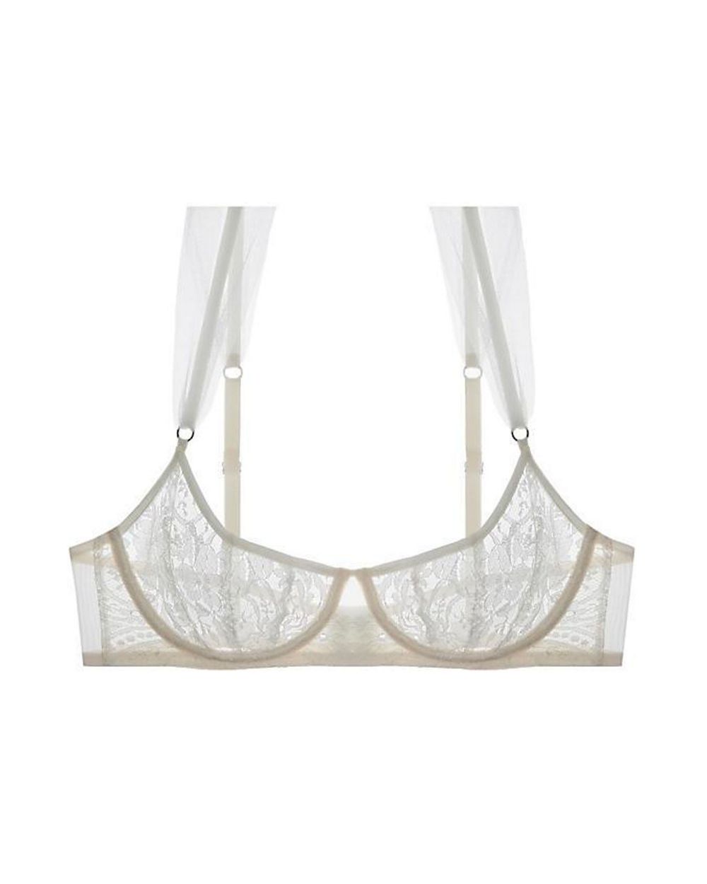 Serene Intimates Esme Balconette Bra in white