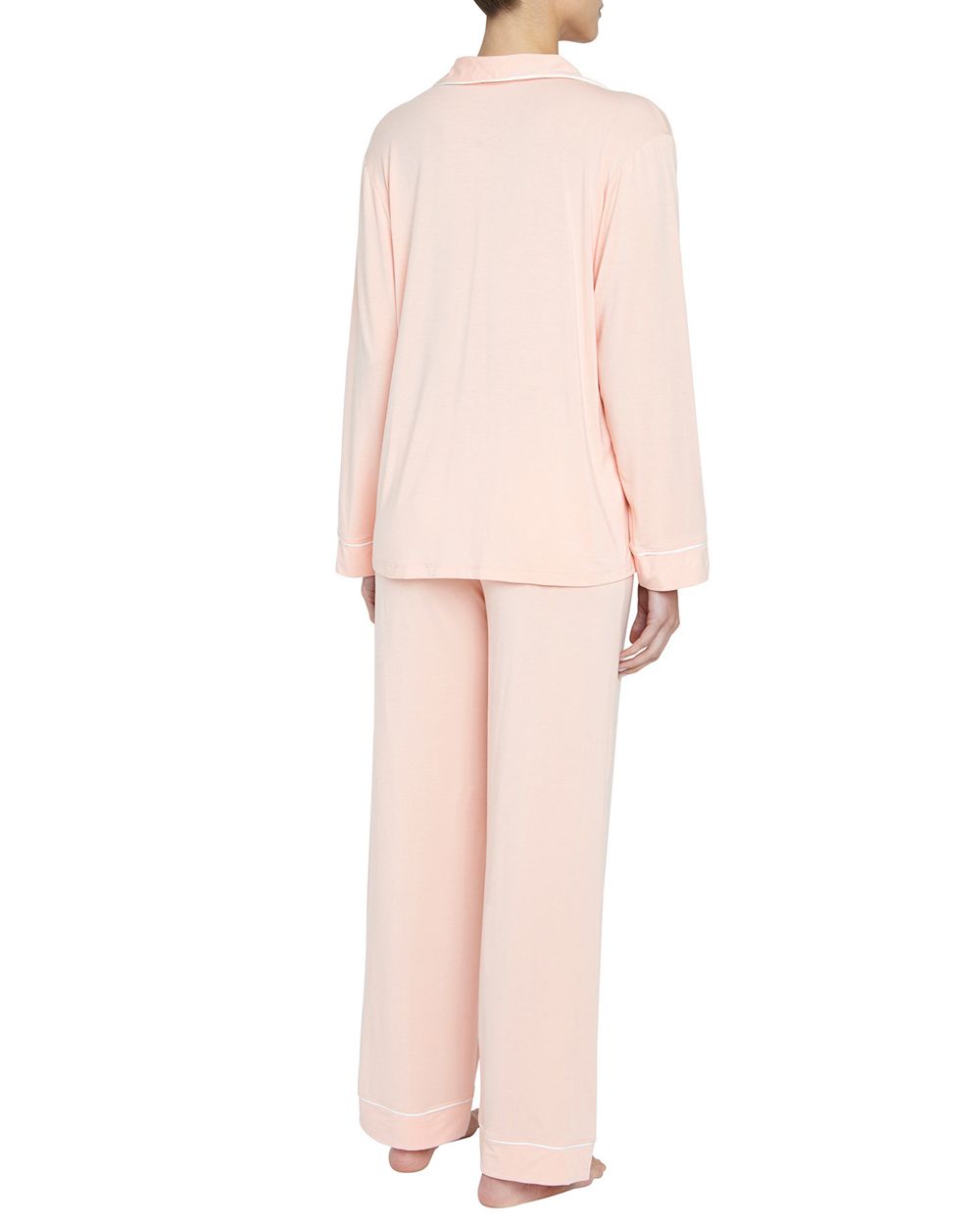 Eberjey Gisele Long Sleeve PJ Set in pink