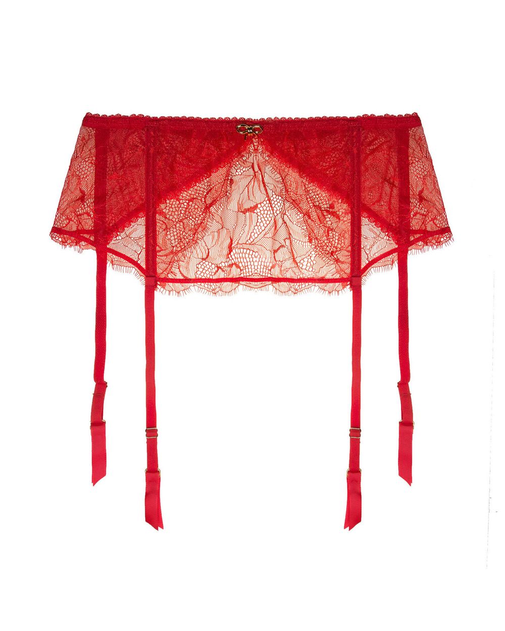 Mimi Holliday Hide and Seek Suspender in red