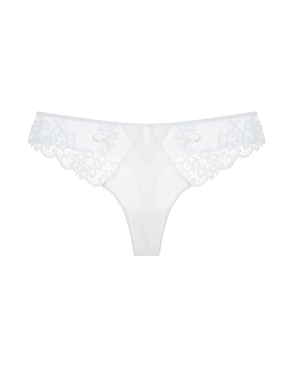 Simone Perele Saga Tattoo Thong in white