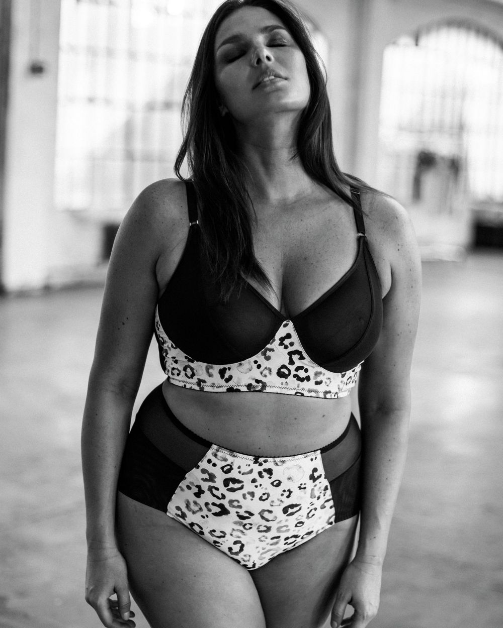 Fortnight Lingerie Longline Bra in black