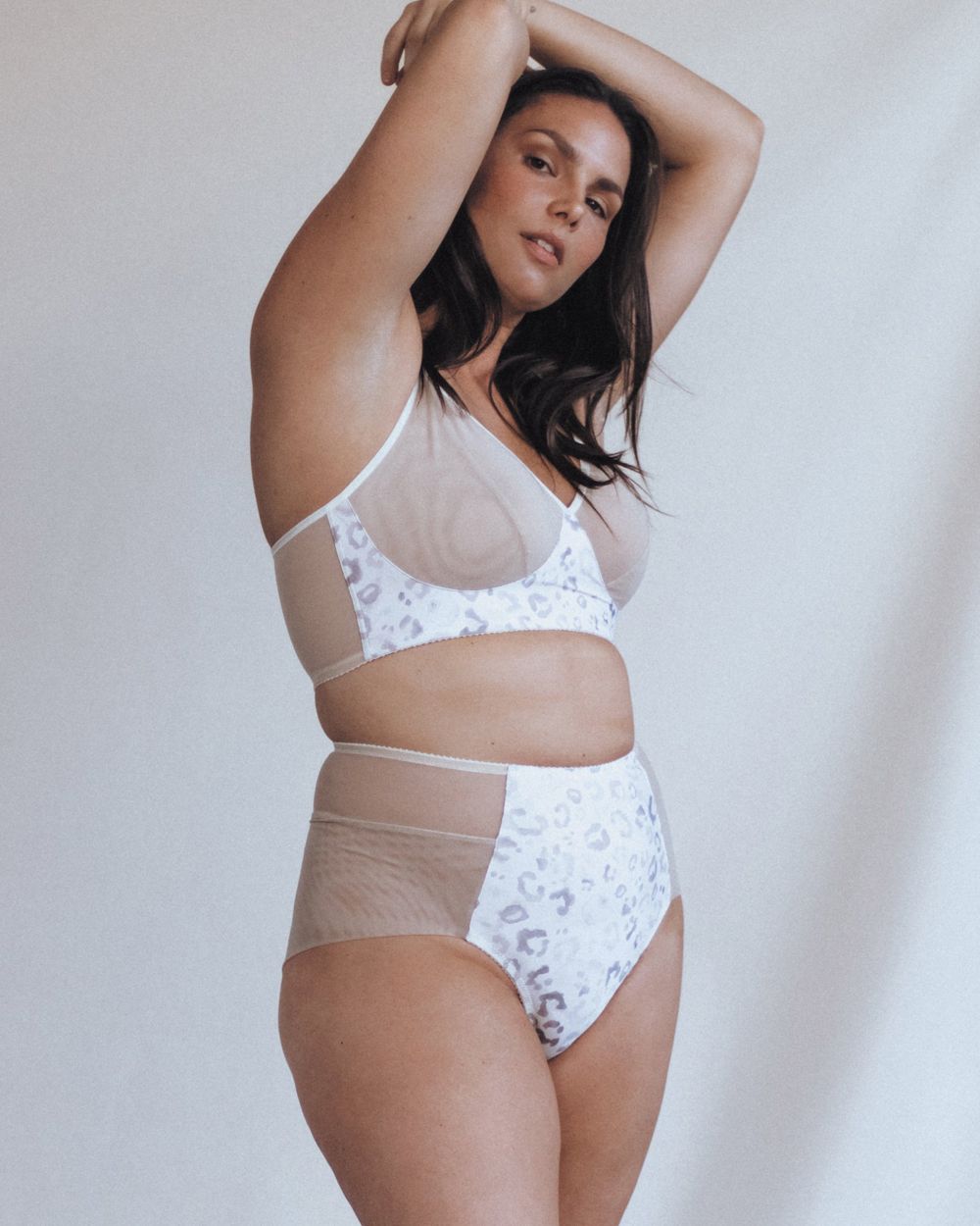 Fortnight Lingerie Longline Bra in white