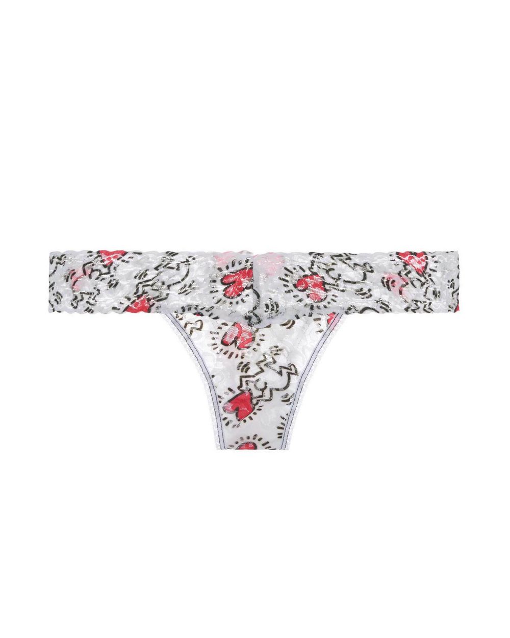 Hanky Panky Keith Haring Low Rise Thong in white