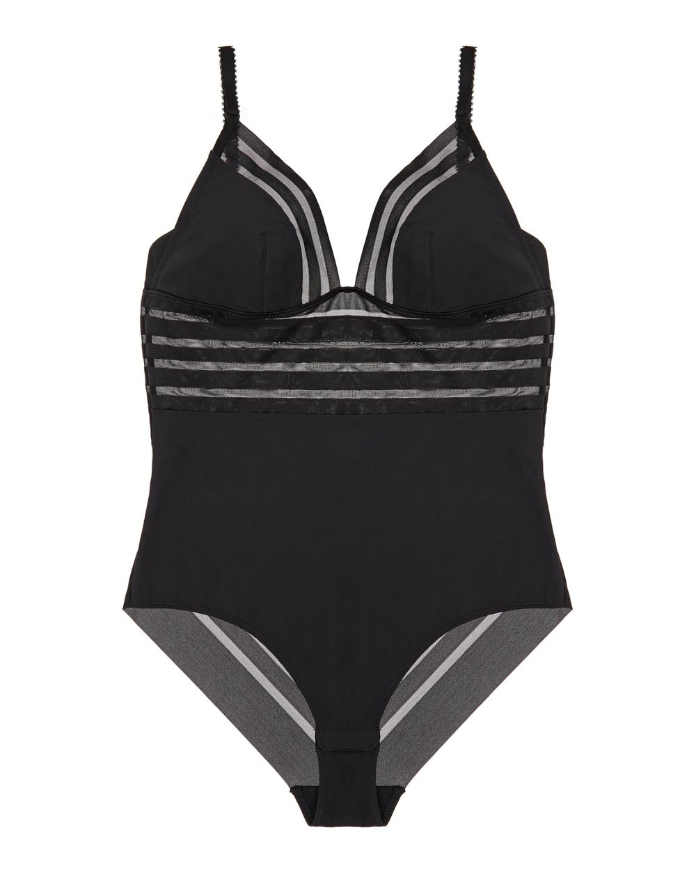 Heidi Klum Intimates Nightshade Fling Bodysuit in black