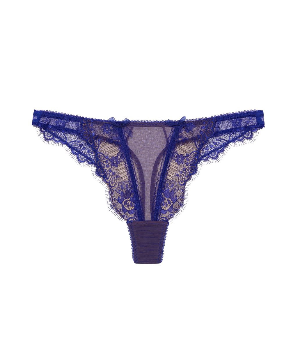 Dita Von Teese Savoir Faire Sheer G-String in blue