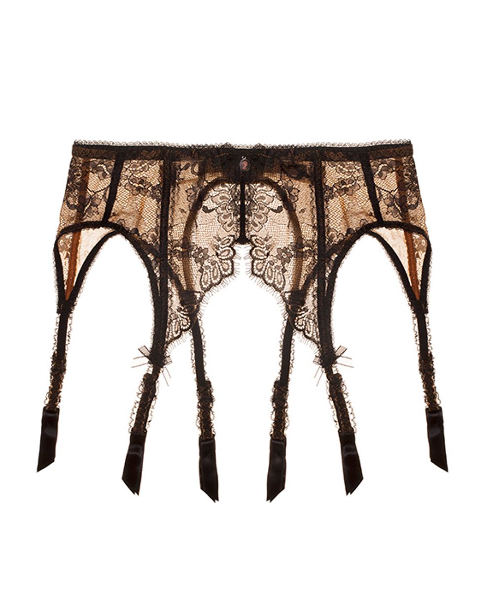 Dita Von Teese Savoir Faire Sheer Suspender in black