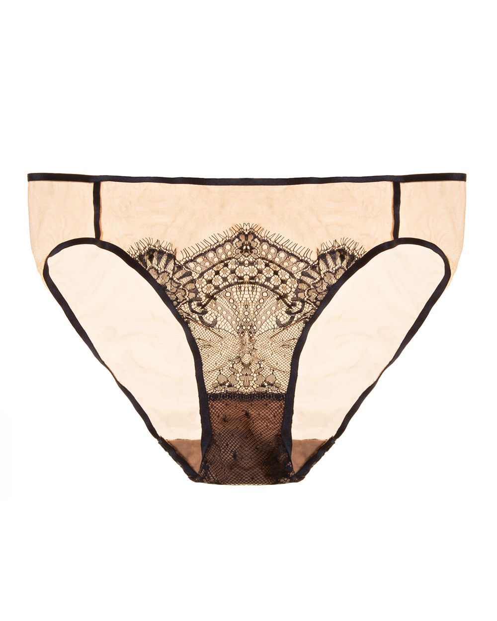 Dita Von Teese Glamonatrix Hi Cut Full Brief in blue