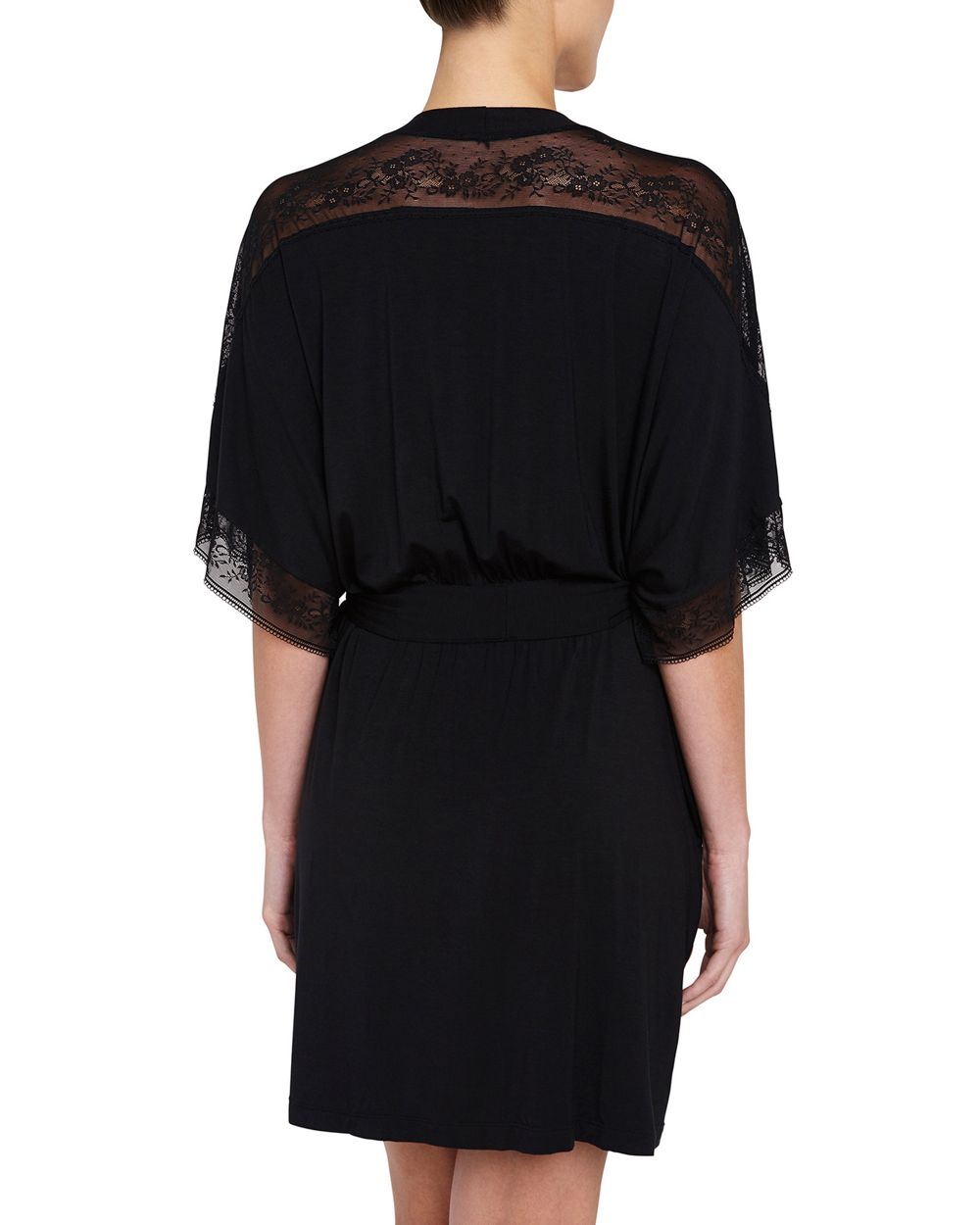 Eberjey Adora Date Robe in black