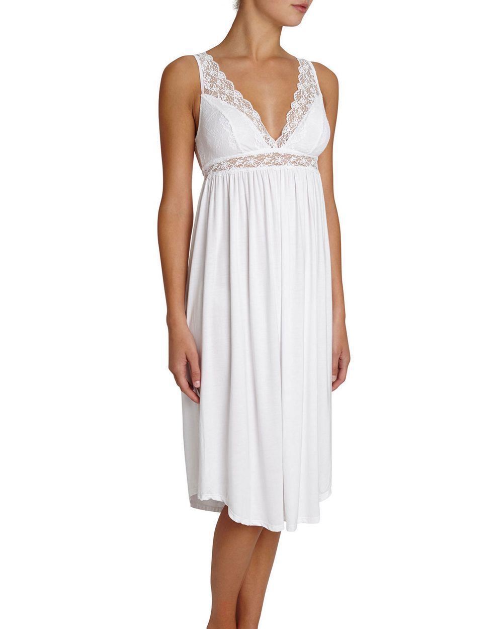 Eberjey Kiss the Bride Sophisticate Gown in white