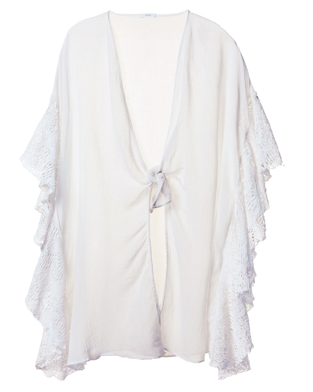Eberjey Swept Away Wanderlust Robe in white