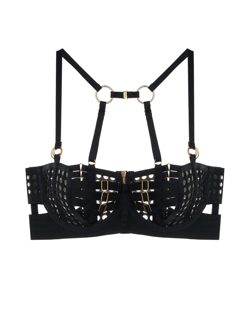 Bordelle Orbit Adjustable Bodice Bra in black