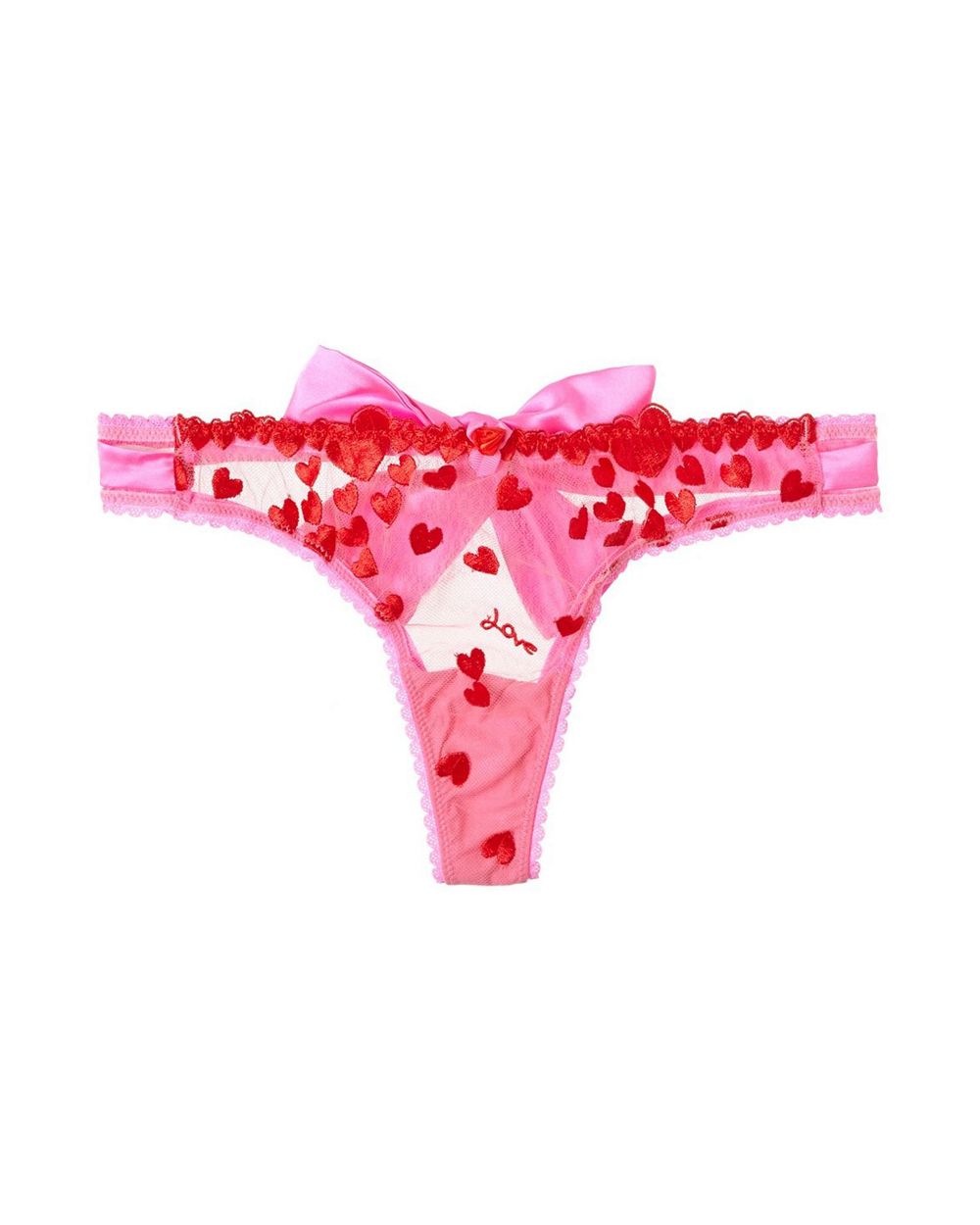 Mimi Holliday Beau Daiquiri Bow Back Thong in red