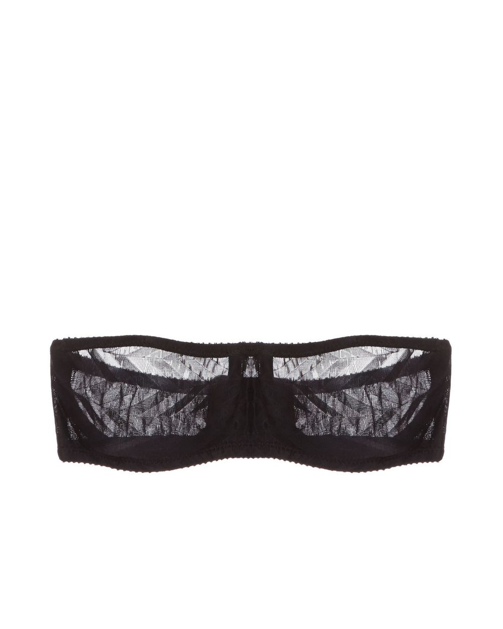 Fortnight Lingerie Vega Wire Bandeau Bra in black