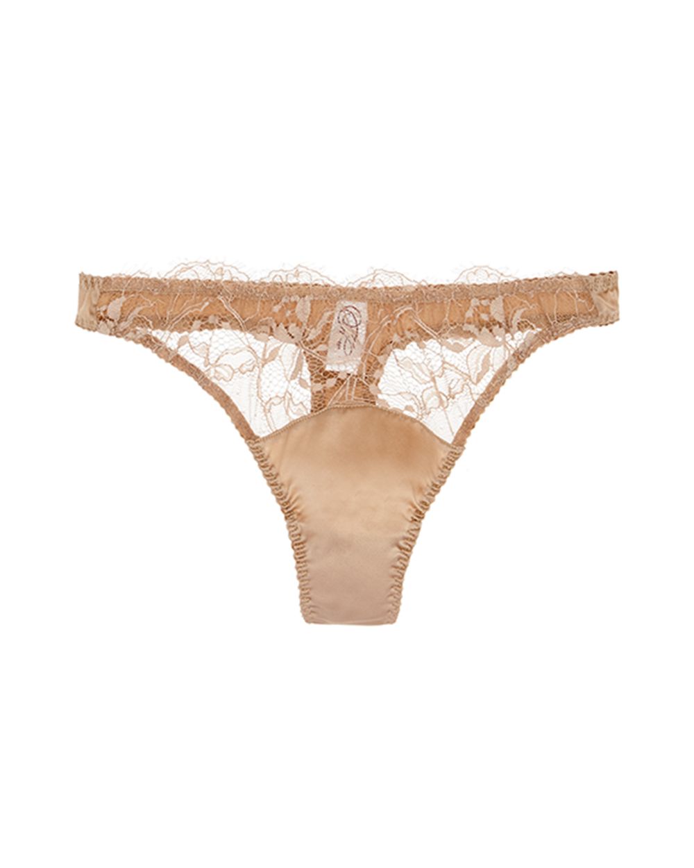 Fleur of England Caramel Thong in brown