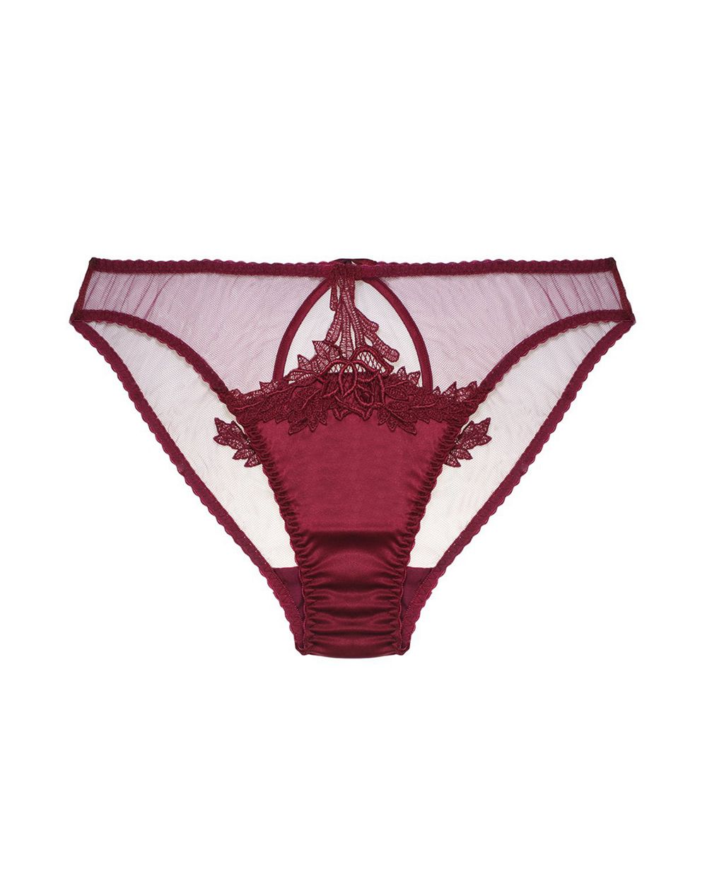 Fleur of England Margaux Ouvert Brief in red