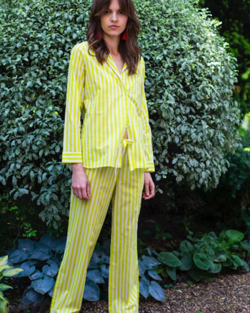 Yolke Classic Pyjama Set in yellow