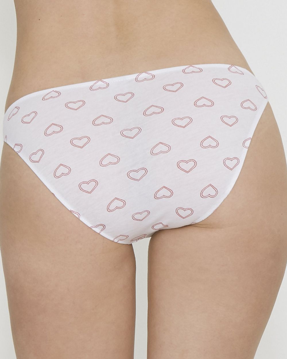 Only Hearts Twin Hearts Bikini in white