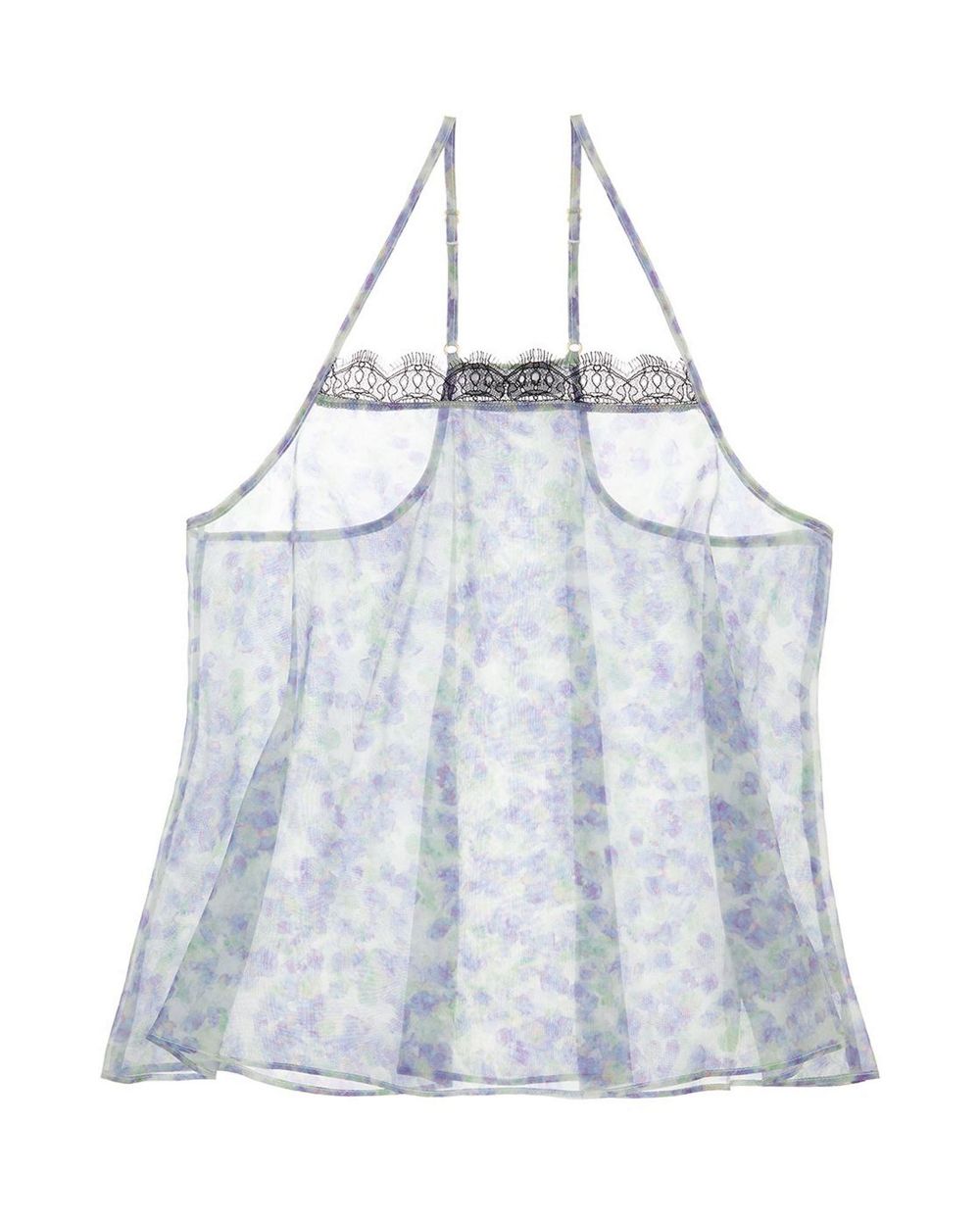Violet & Wren Pressed Petals Straight Neck Cami in purple