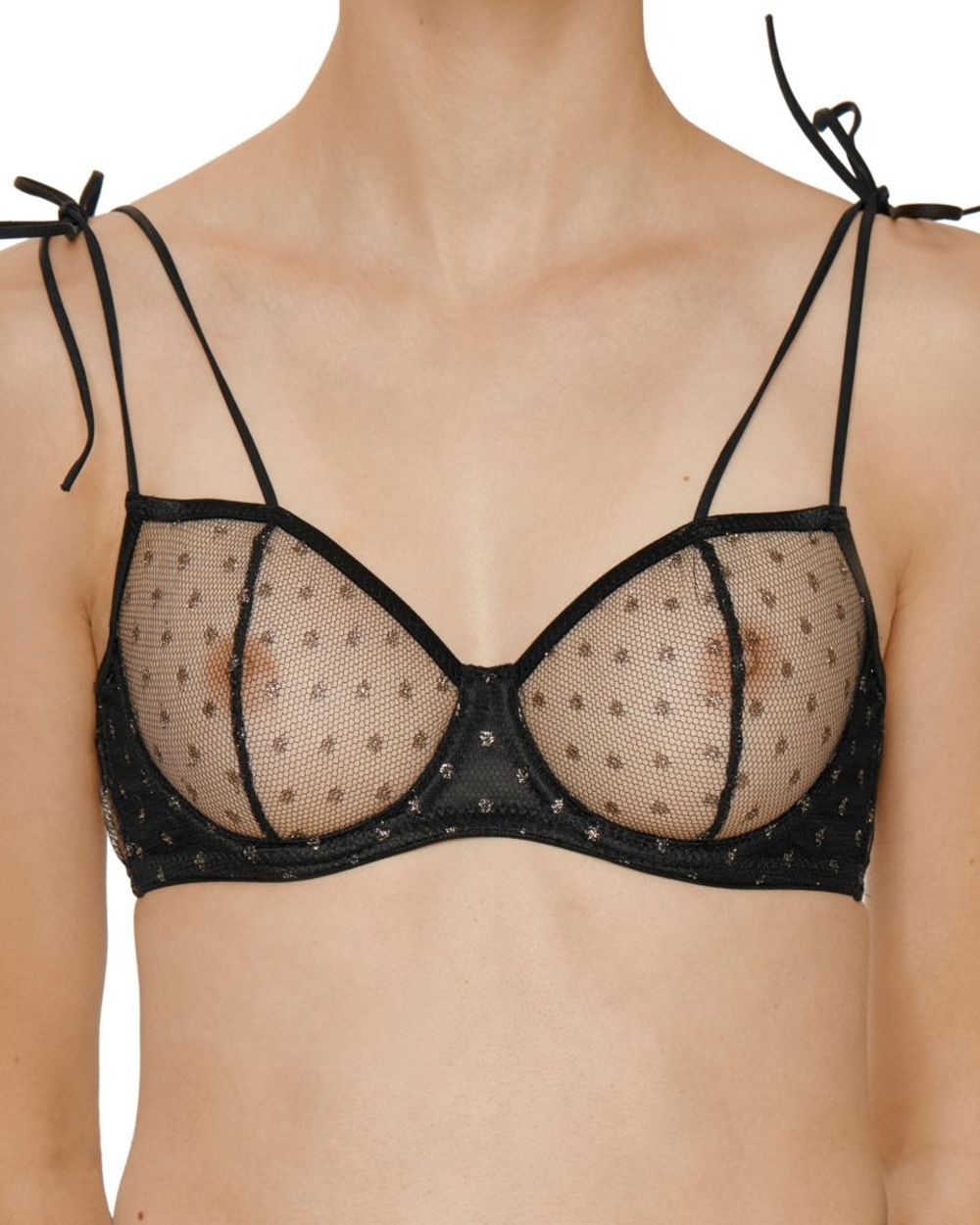 Le Petit Trou Danielle Bralette in black