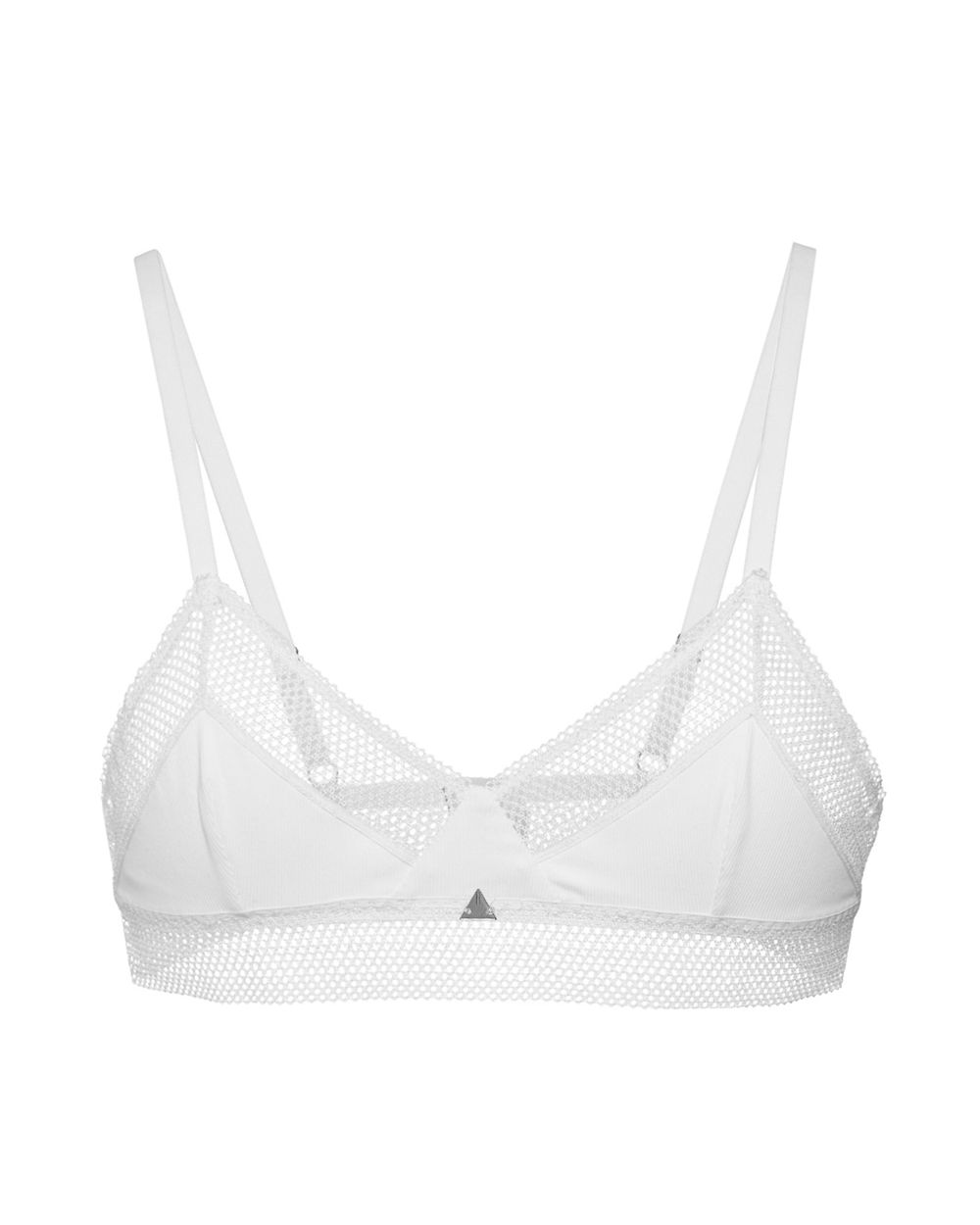 Beija London Ribbed X Bra in white