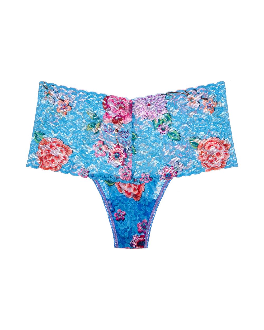 Hanky Panky Janis Retro Thong in blue