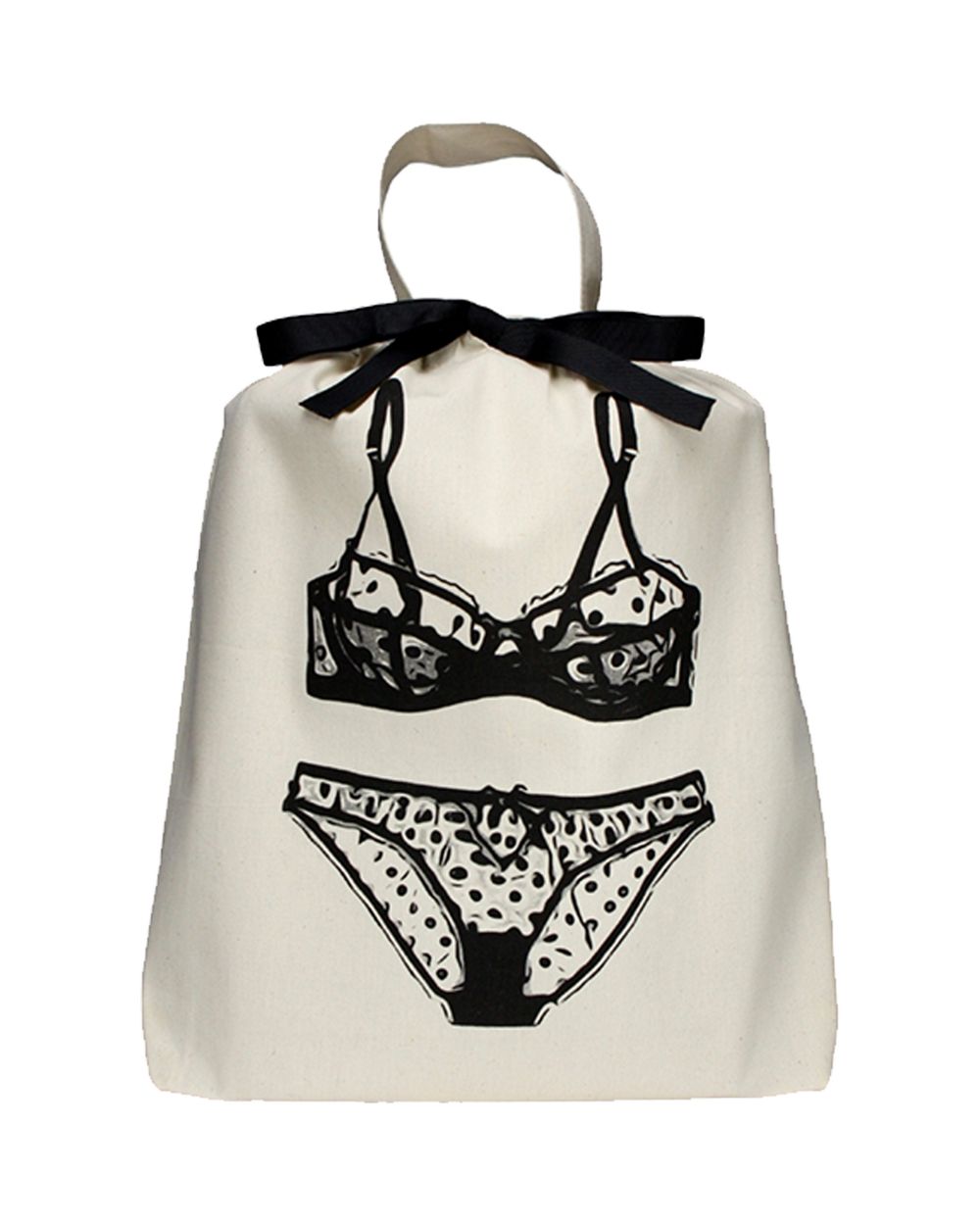 Bag All Lingerie Polkadot Organizing Bag in beige