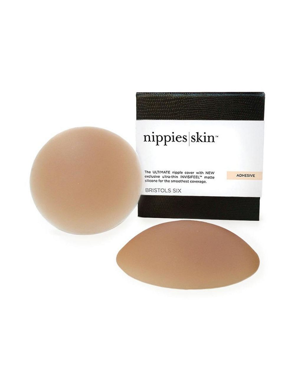 Nippies Bristols Six Size 2 Skin Adhesive Nipple Covers in beige