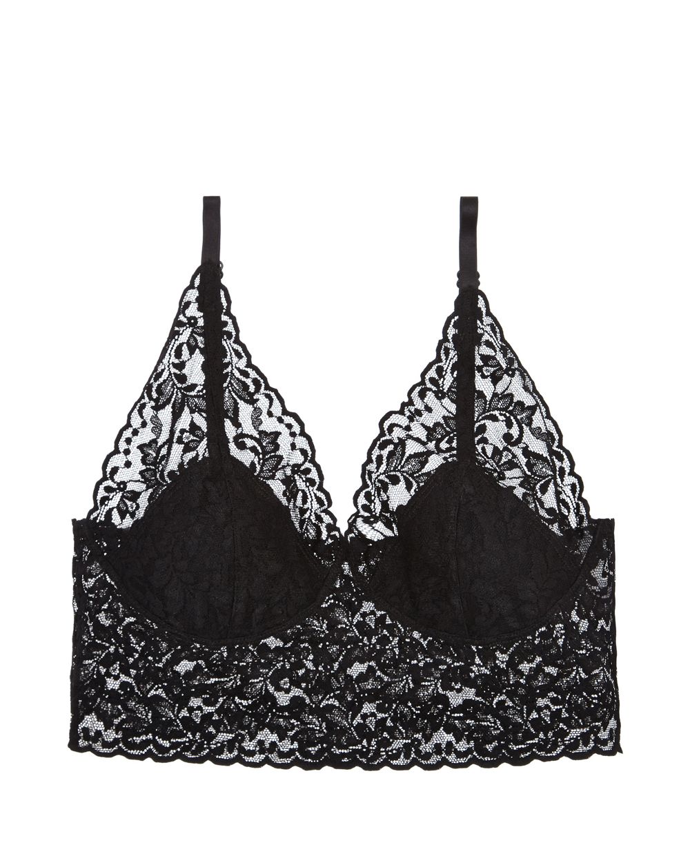 Hanky Panky Retro Longline Bralette in black