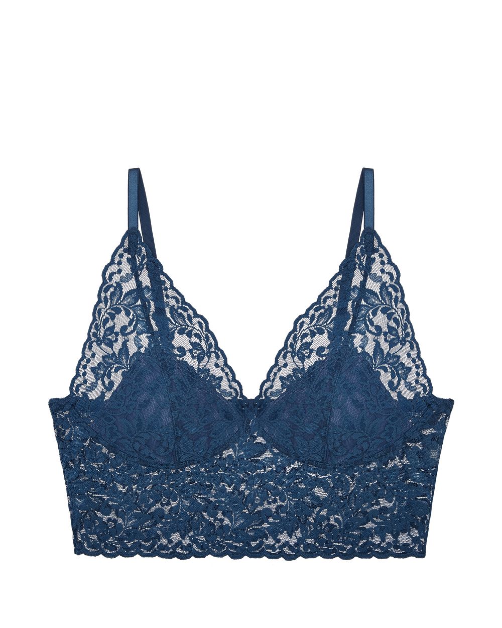 Hanky Panky Retro Longline Bralette in blue