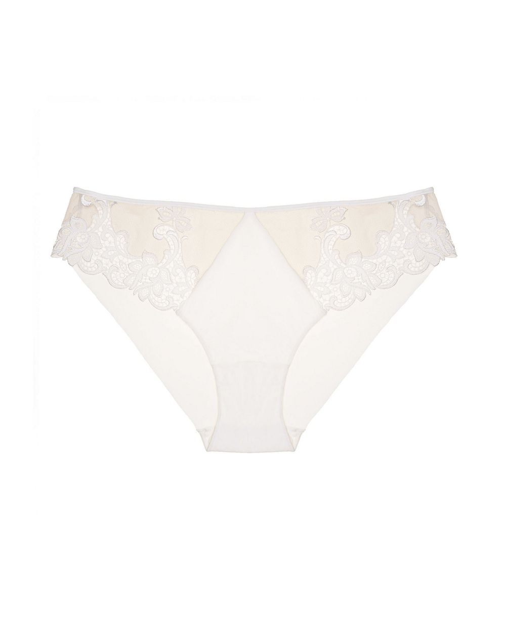 Simone Perele Saga Tattoo Bikini in white