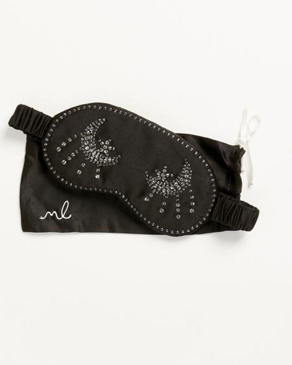 Morgan Lane Shimmer Moon Mask in black