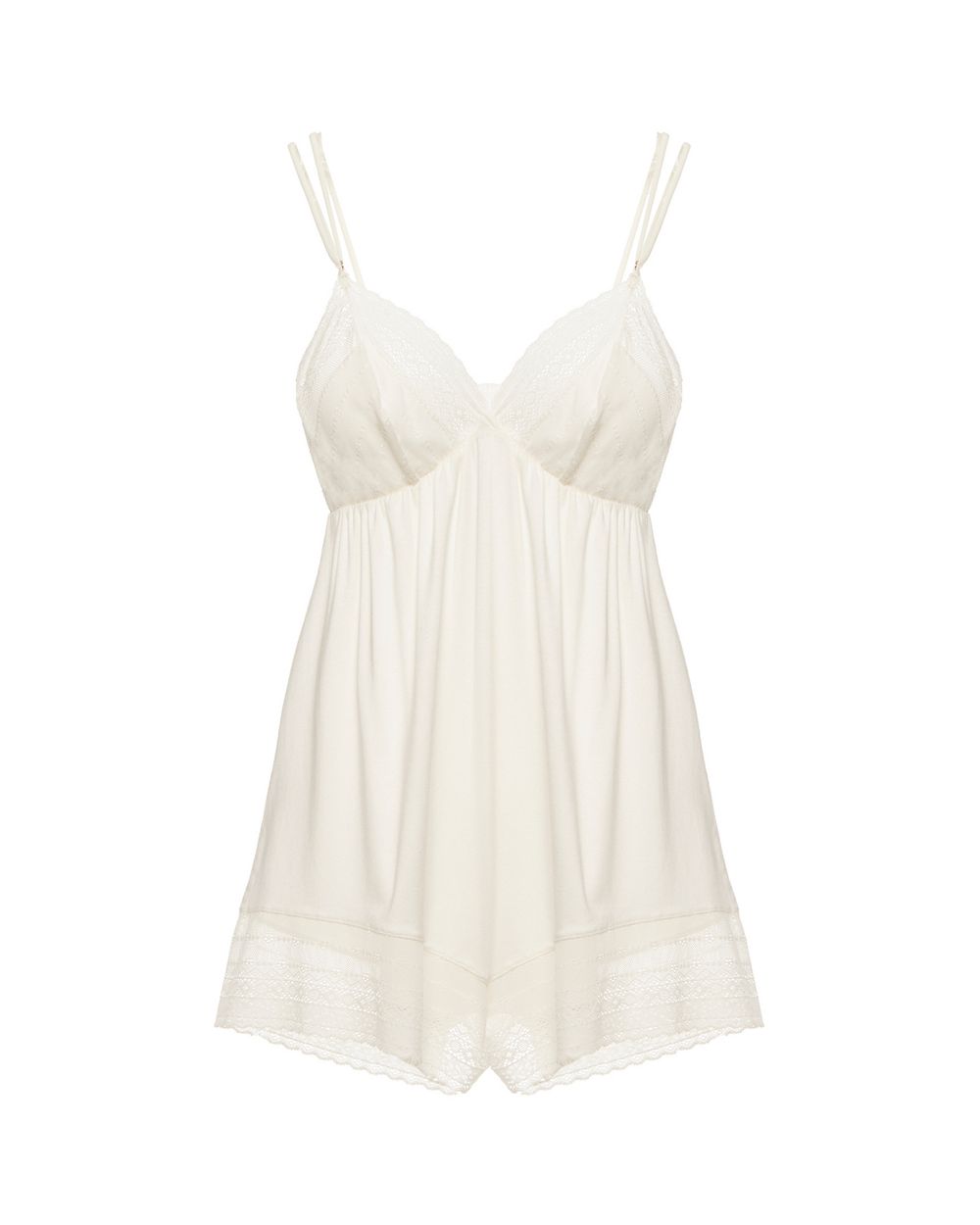 Eberjey Amanda Romantics Teddy in white