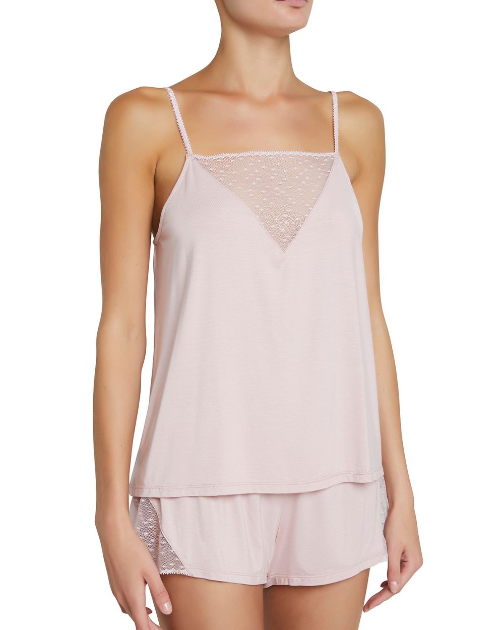 Eberjey Greta Inset Cami in pink
