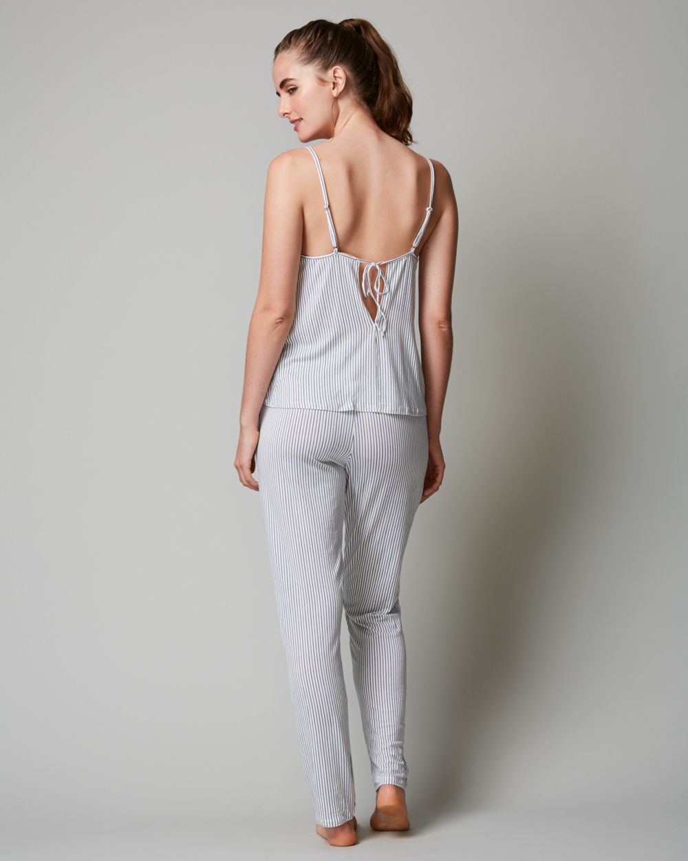 Eberjey Nordic Stripes Dreamer Cami in blue