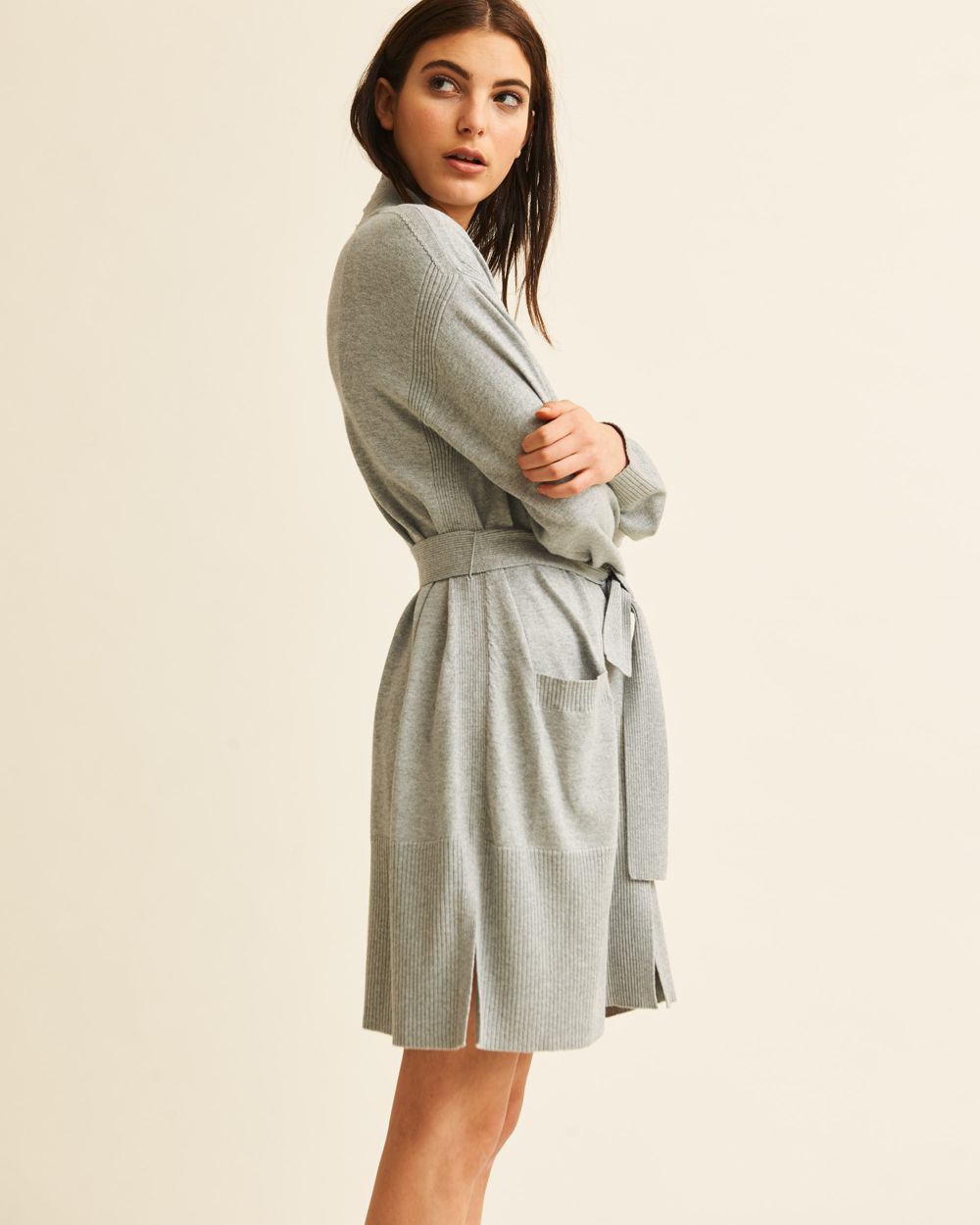 Skin Cooling Travel Karolina Robe in gray