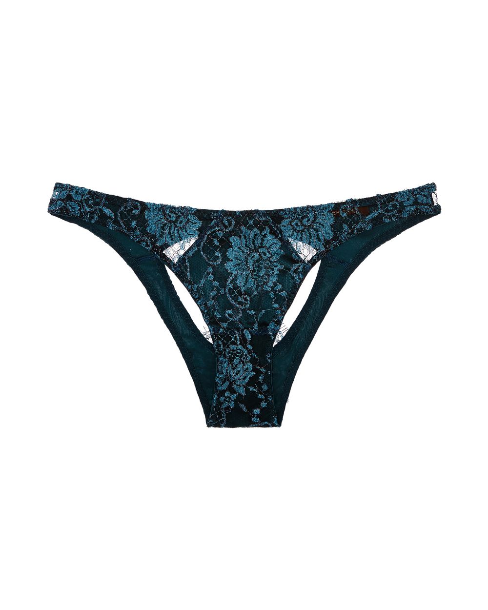 Coco de Mer Peridot Spanking Knicker in green