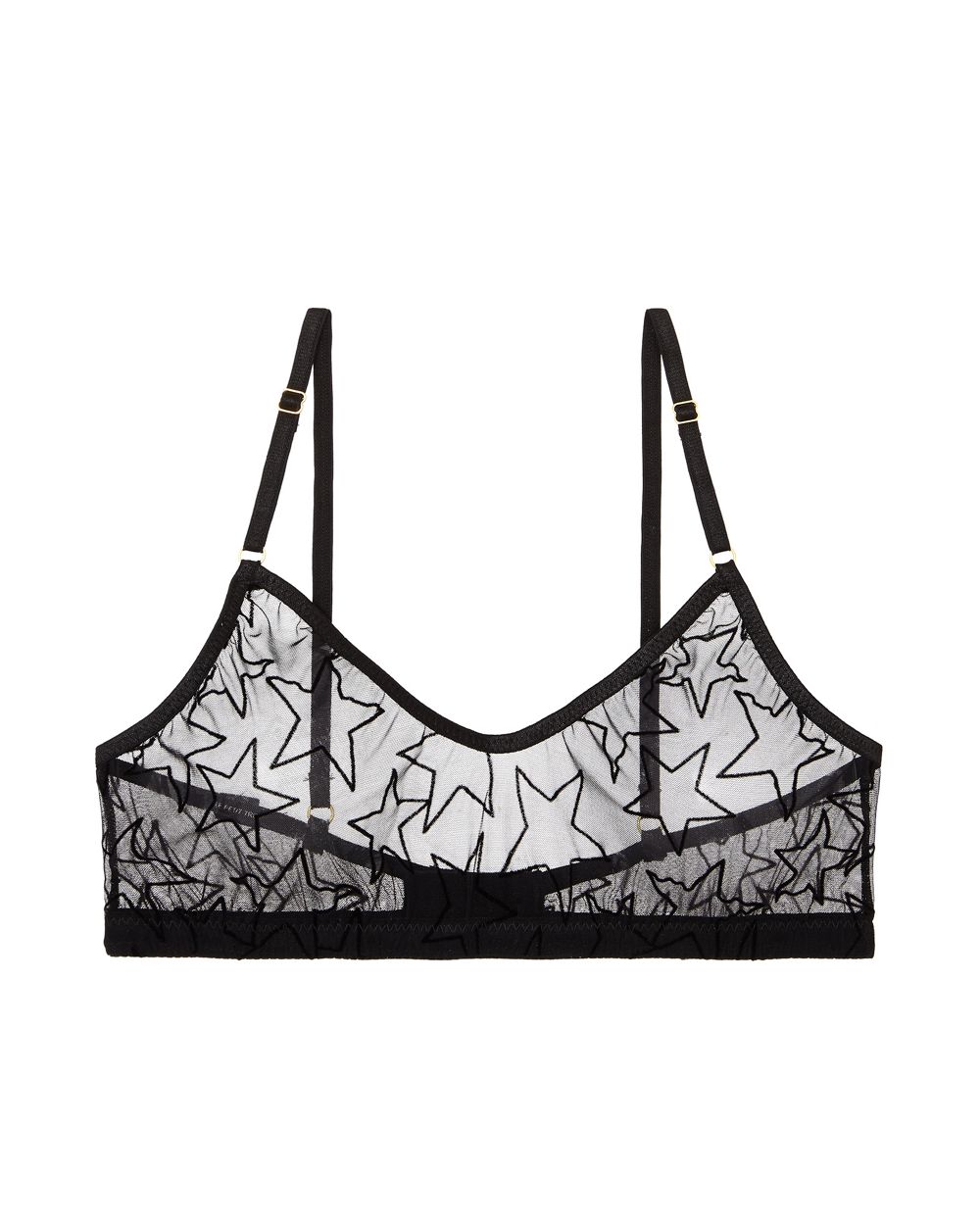 Le Petit Trou Audre Bralette in black