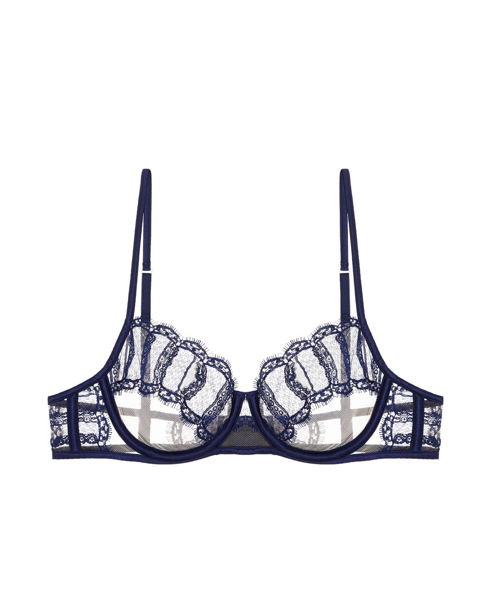 LIVY Foliebergere Balcony Bra in blue
