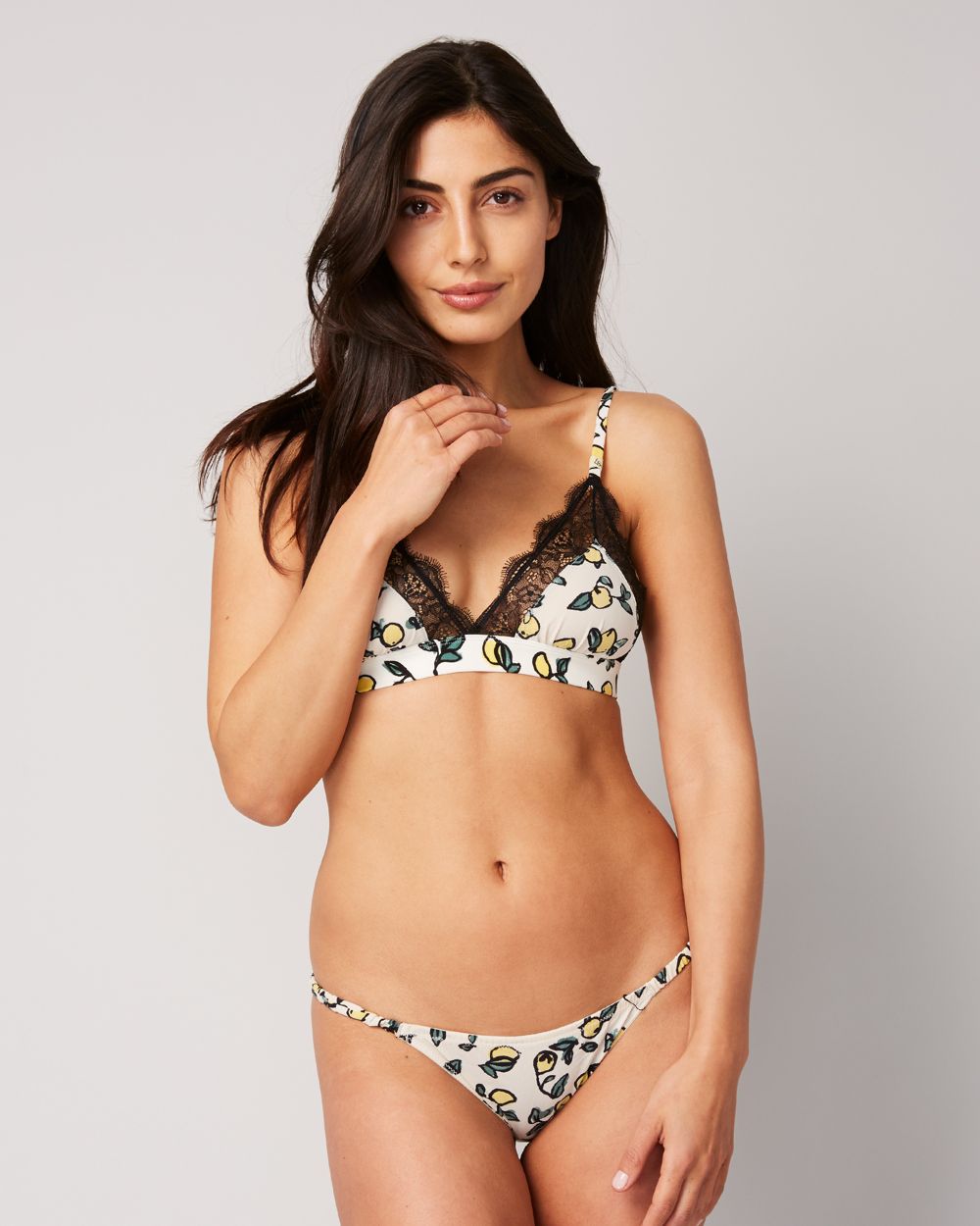 Love Stories Lemon Rosie Bikini in white