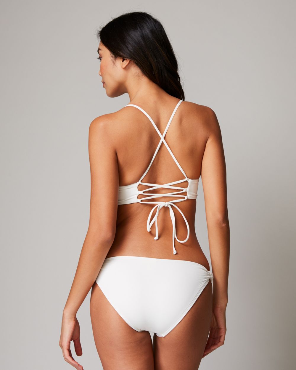 L Space Sundrop Bikini Bottom in white