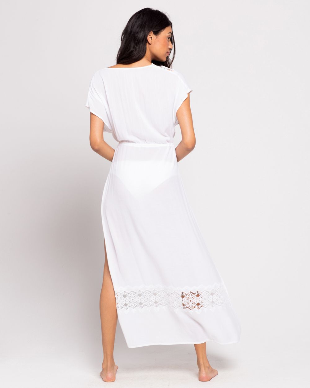 L Space Sunset Cover Up in white