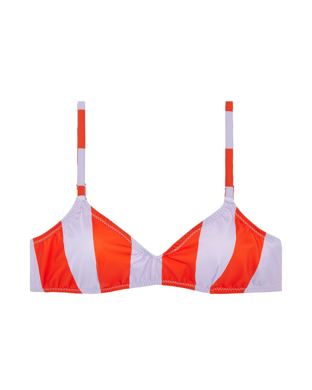 Solid & Striped Rachel Bikini Top in purple