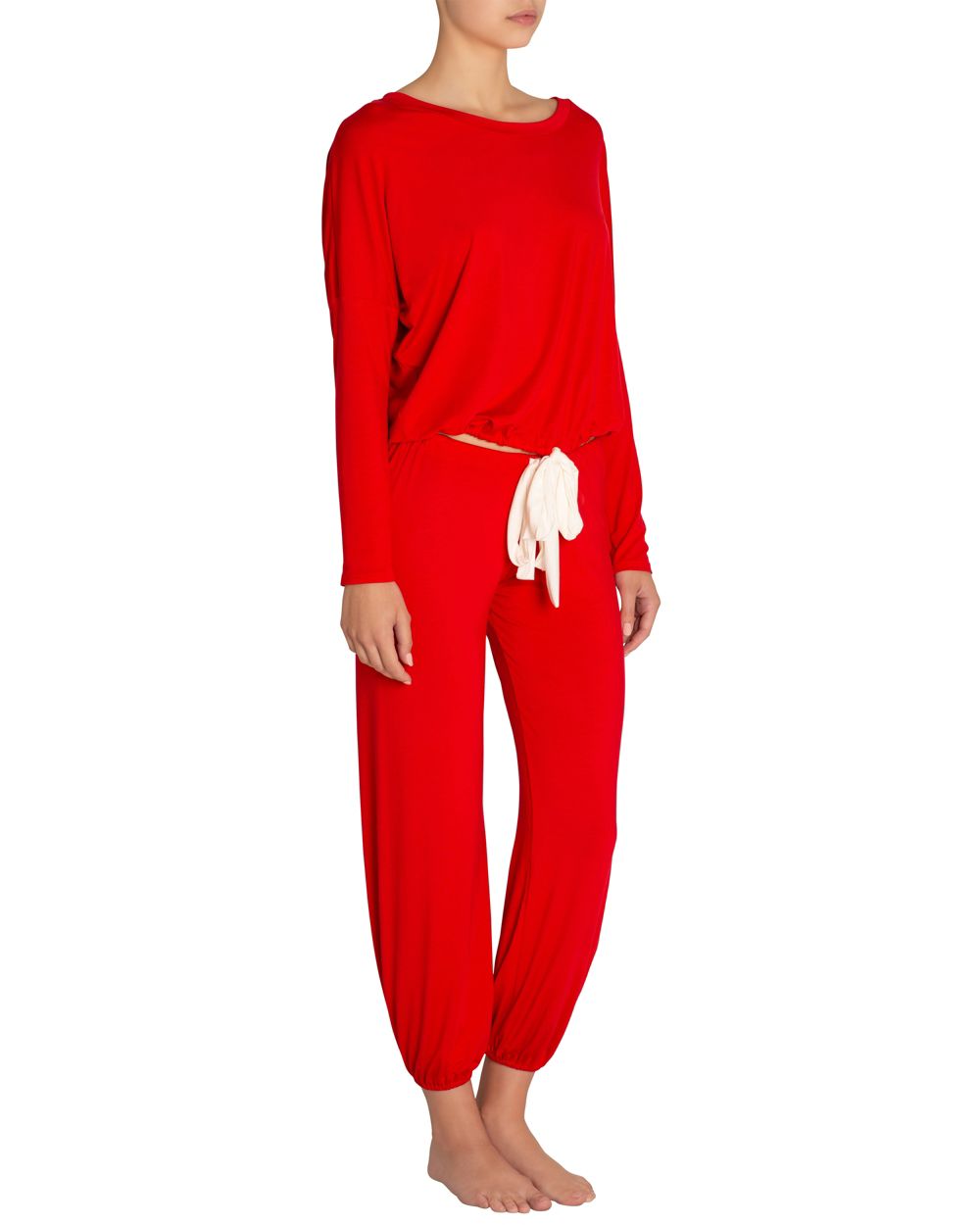 Eberjey Noor Slouchy Set in red