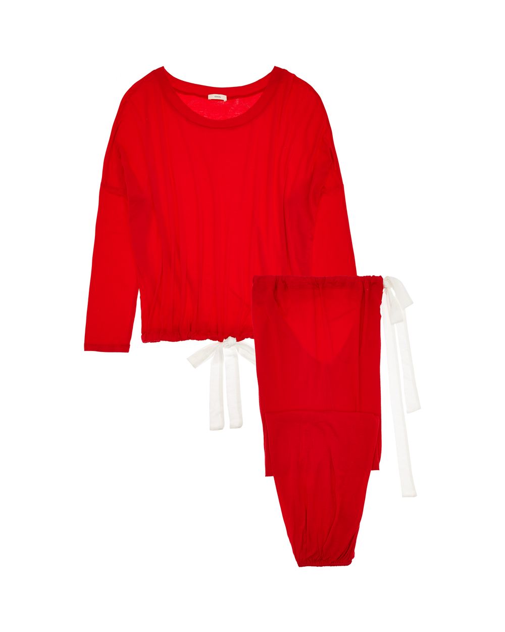Eberjey Noor Slouchy Set in red