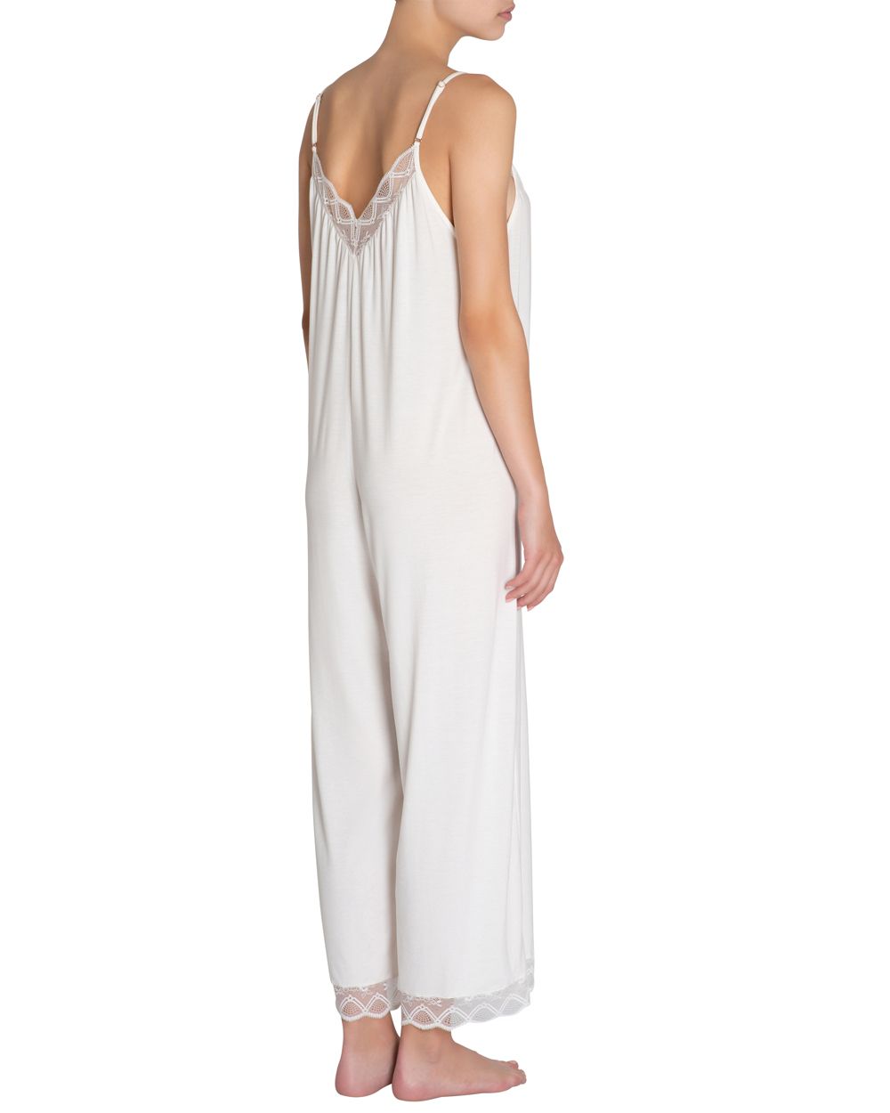 Eberjey Georgina Sunday Jumpsuit in white